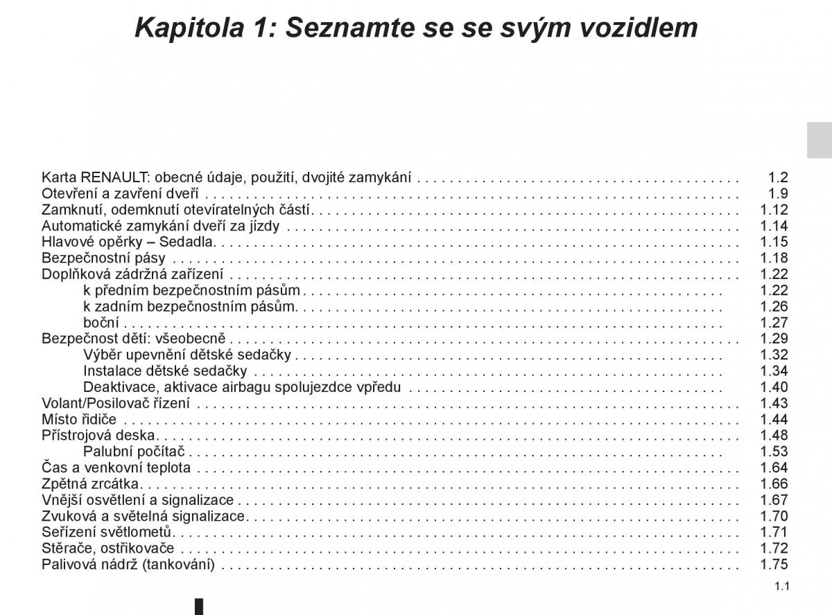 Renault Clio III 3 navod k obsludze / page 7