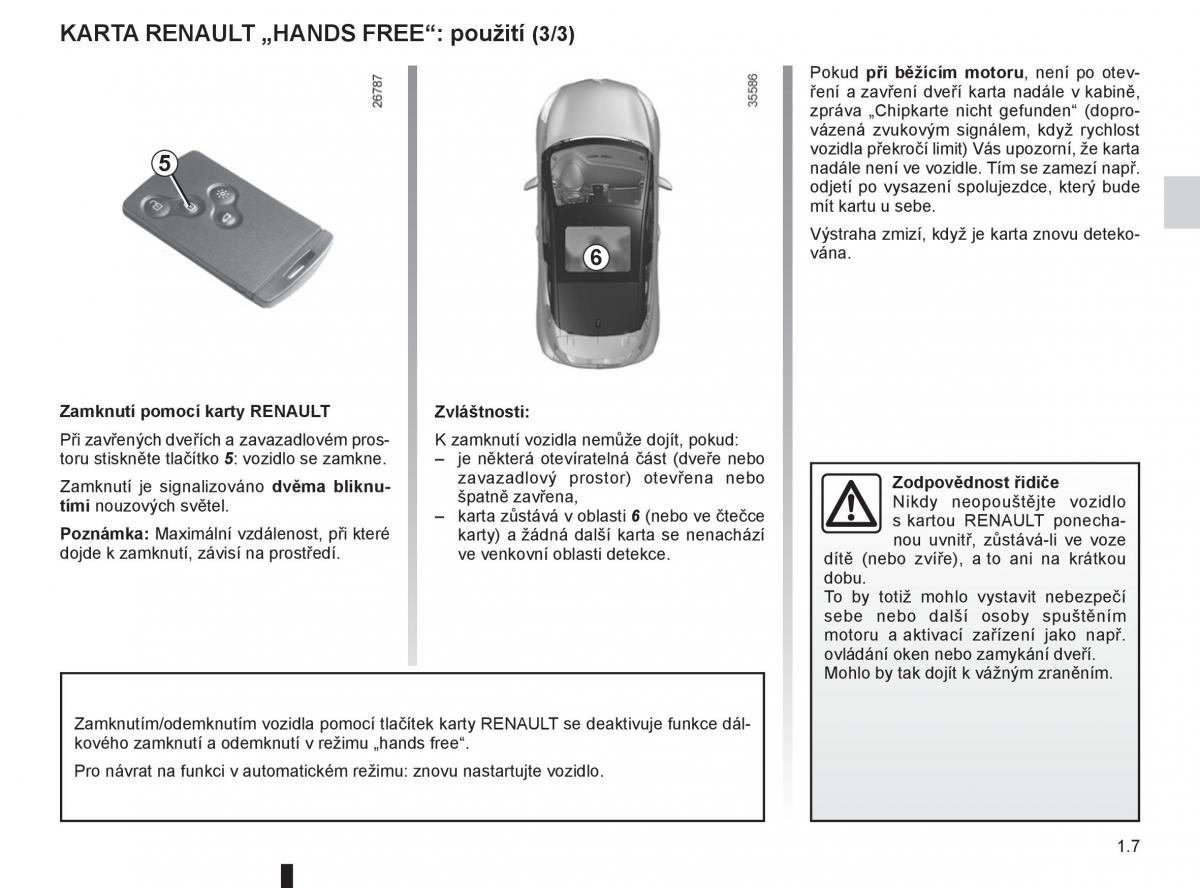 Renault Clio III 3 navod k obsludze / page 13