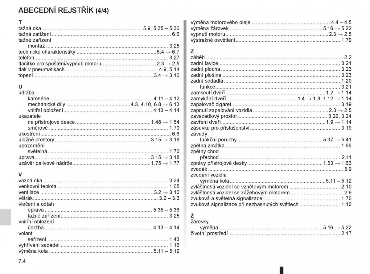 Renault Clio III 3 navod k obsludze / page 224