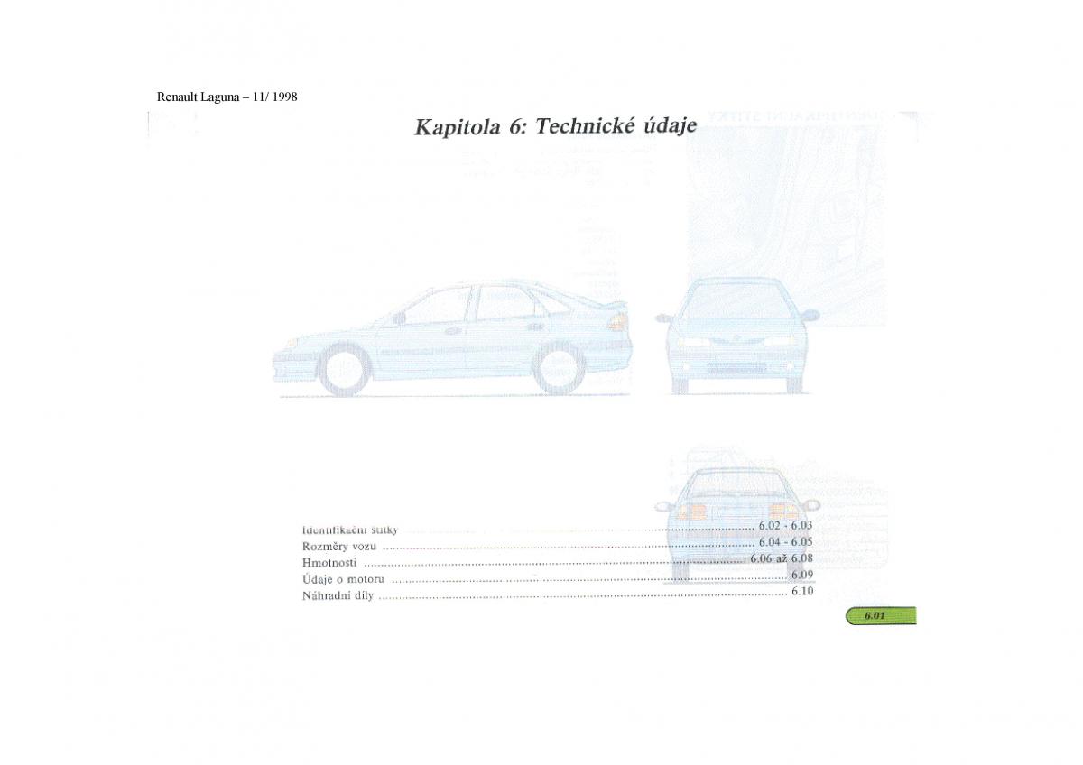 Renault Laguna I 1 navod k obsludze / page 152