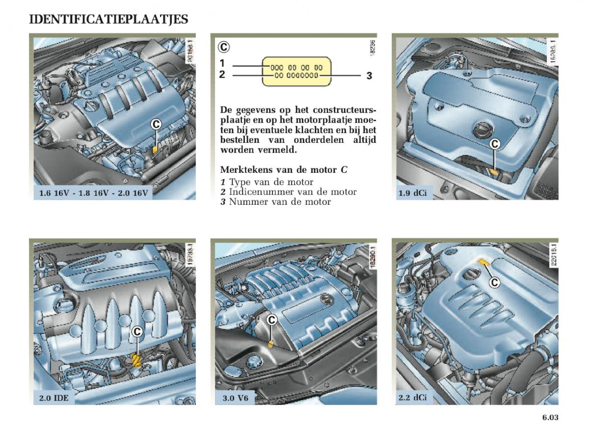 Renault Laguna II 2 handleiding / page 227