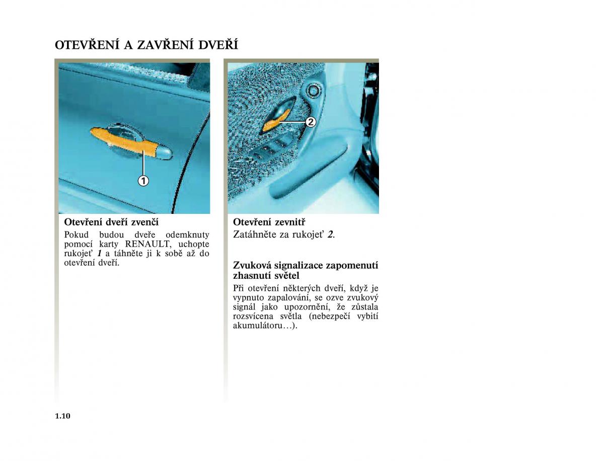 Renault Laguna II 2 navod k obsludze / page 18