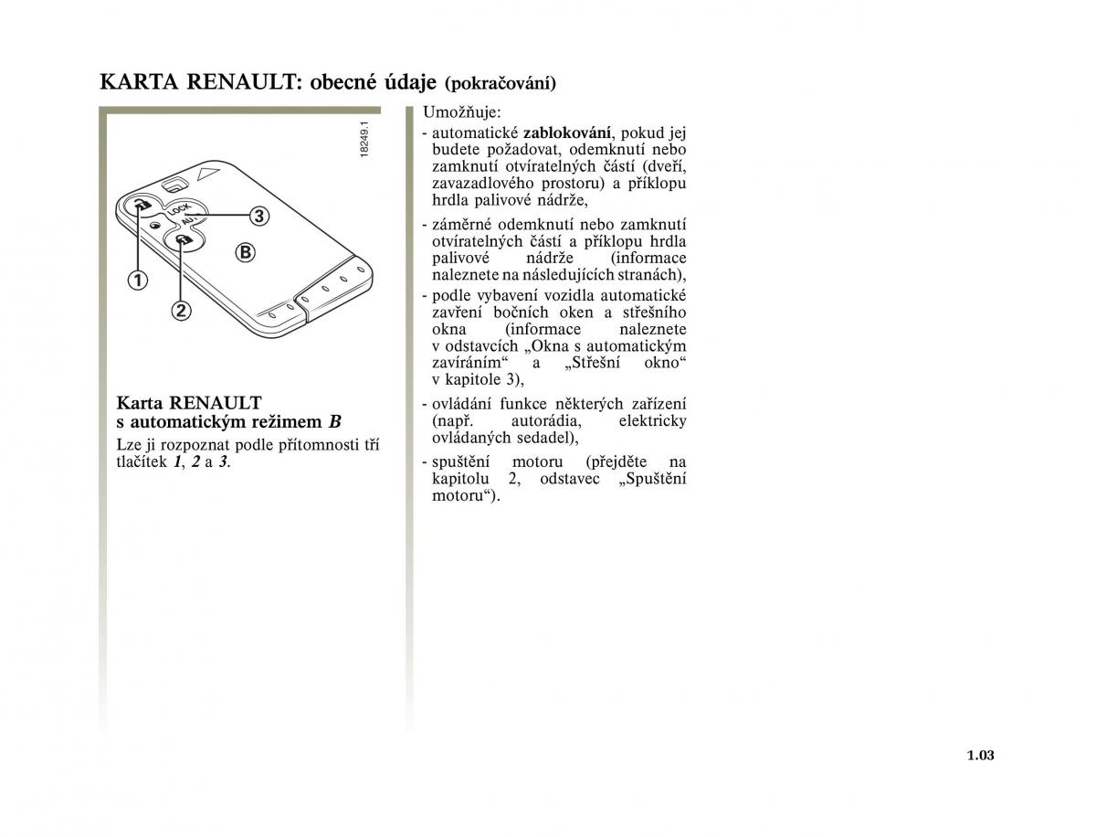Renault Laguna II 2 navod k obsludze / page 11