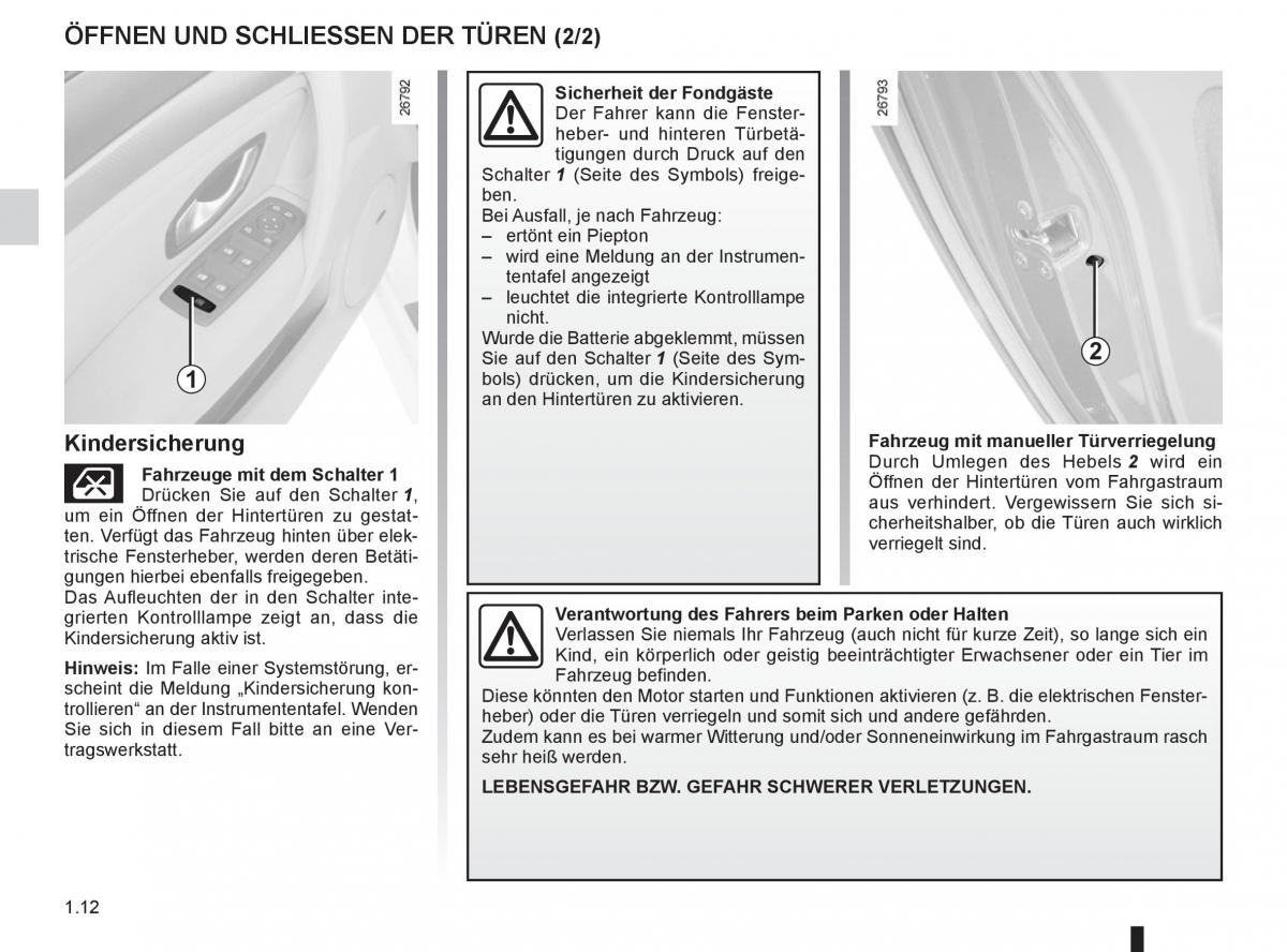 Renault Laguna III 3 Handbuch / page 18