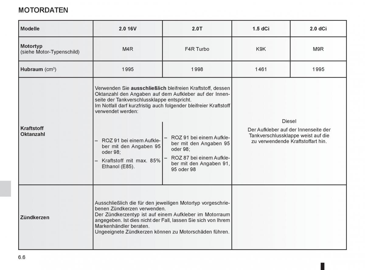 Renault Laguna III 3 Handbuch / page 220