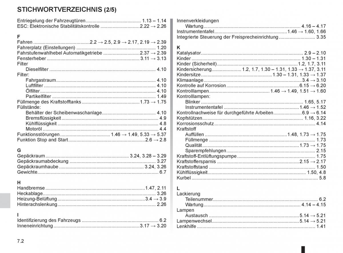 Renault Laguna III 3 Handbuch / page 236