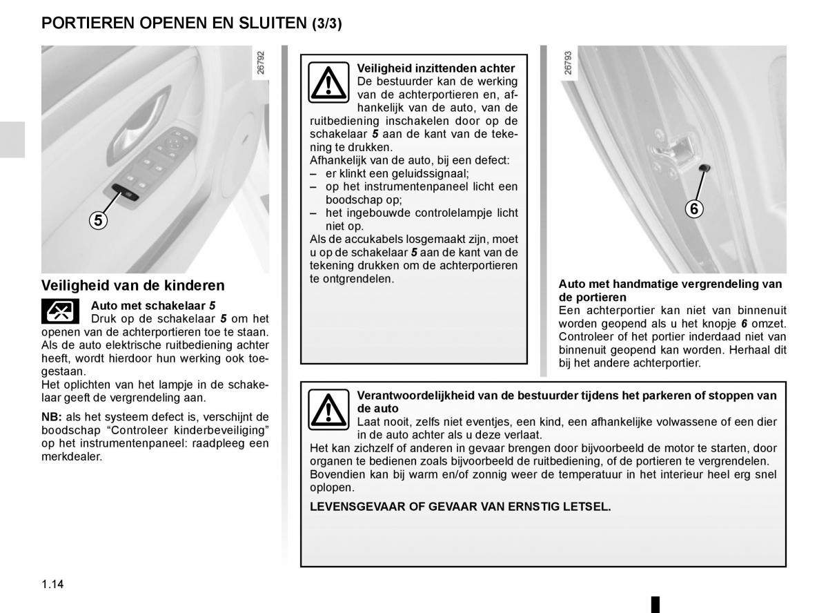 Renault Laguna III 3 handleiding / page 20