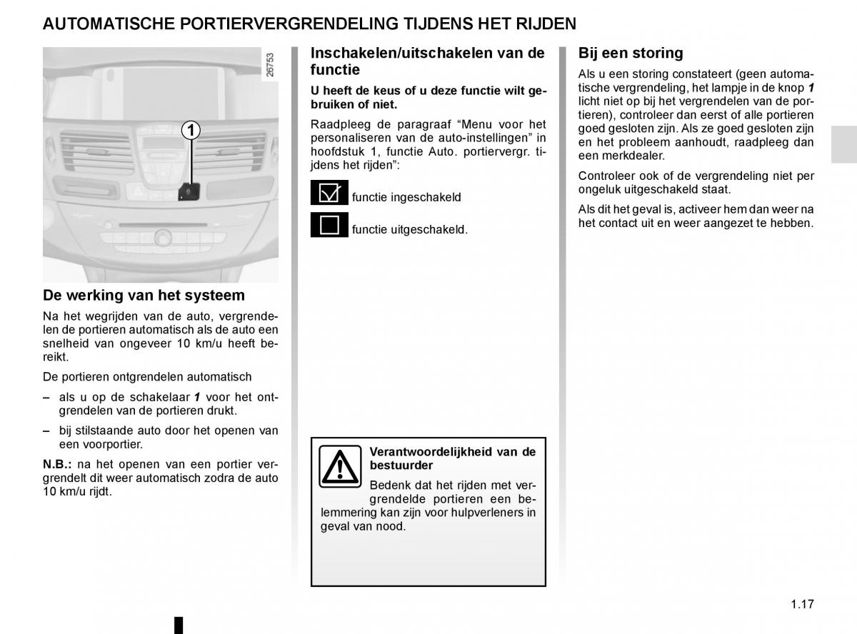 Renault Laguna III 3 handleiding / page 23