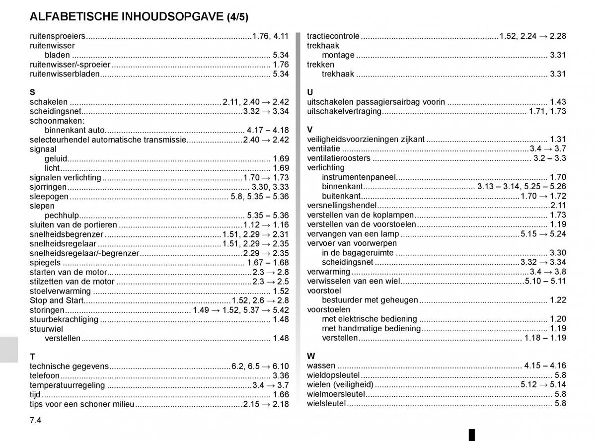 Renault Laguna III 3 handleiding / page 250