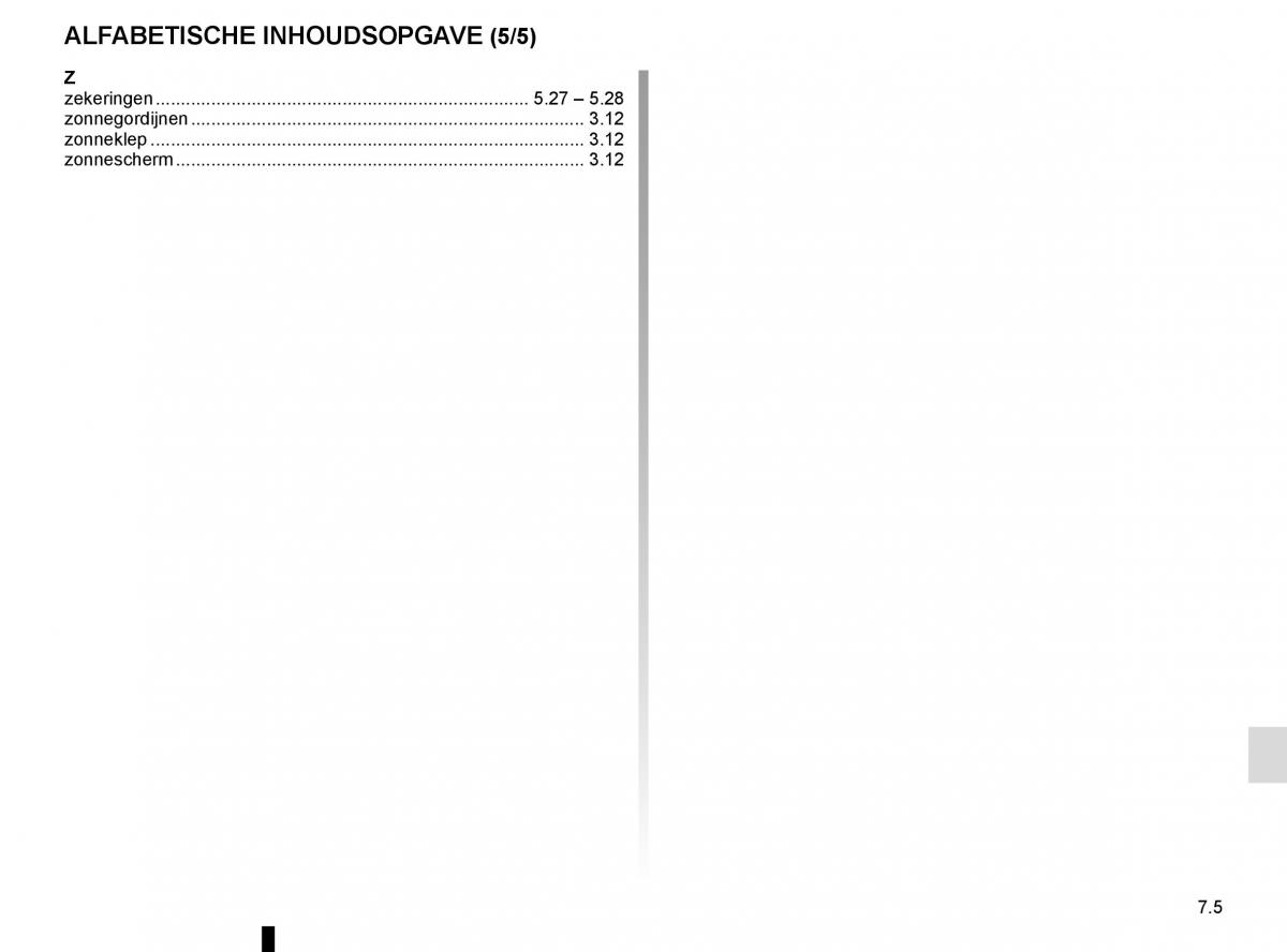 Renault Laguna III 3 handleiding / page 251