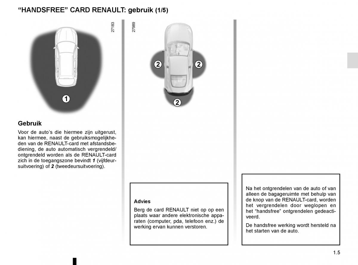 Renault Laguna III 3 handleiding / page 11