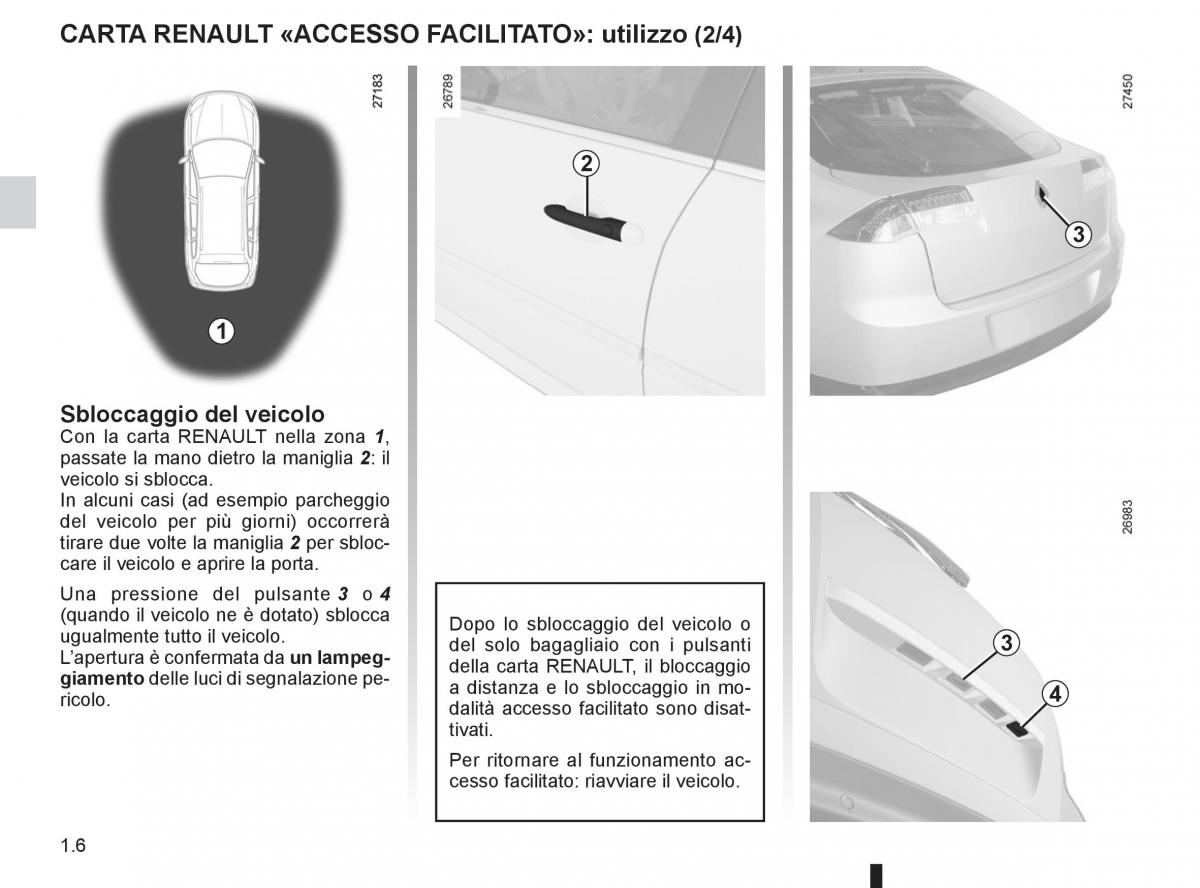 Renault Laguna III 3 manuale del proprietario / page 12