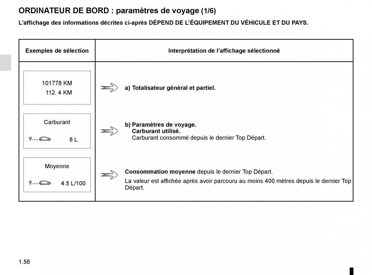 Renault Laguna III 3 manuel du proprietaire / page 62