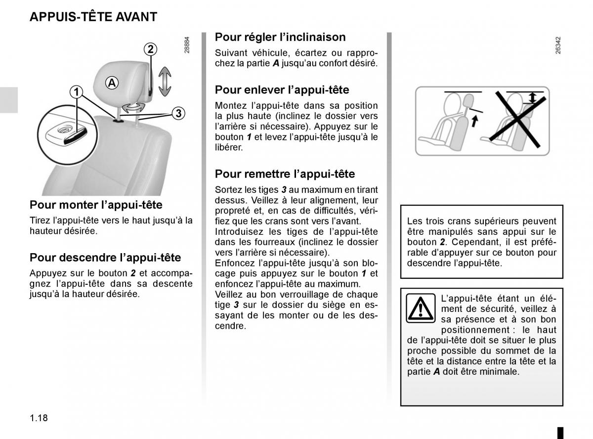 Renault Laguna III 3 manuel du proprietaire / page 24