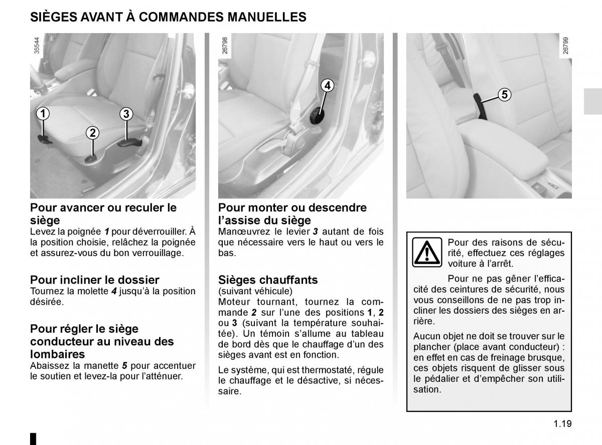 Renault Laguna III 3 manuel du proprietaire / page 25