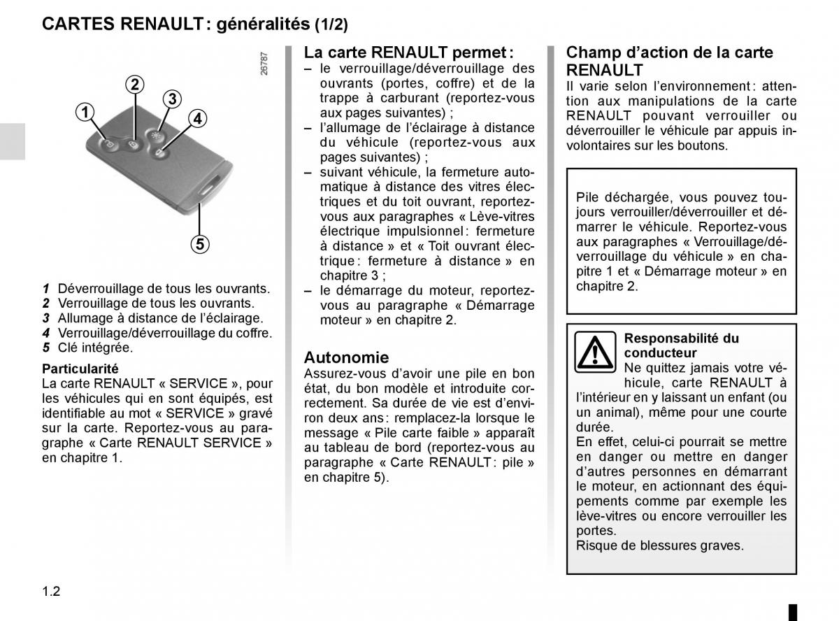 Renault Laguna III 3 manuel du proprietaire / page 8