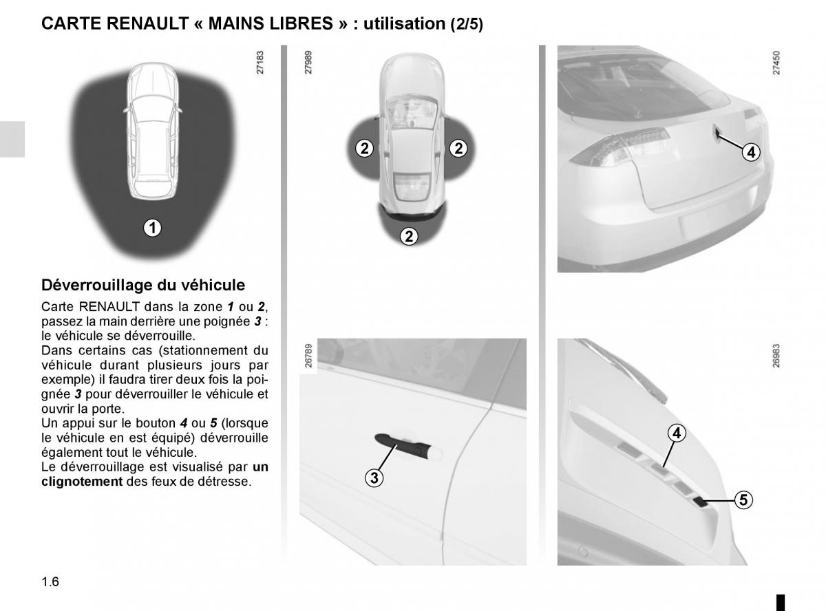 Renault Laguna III 3 manuel du proprietaire / page 12