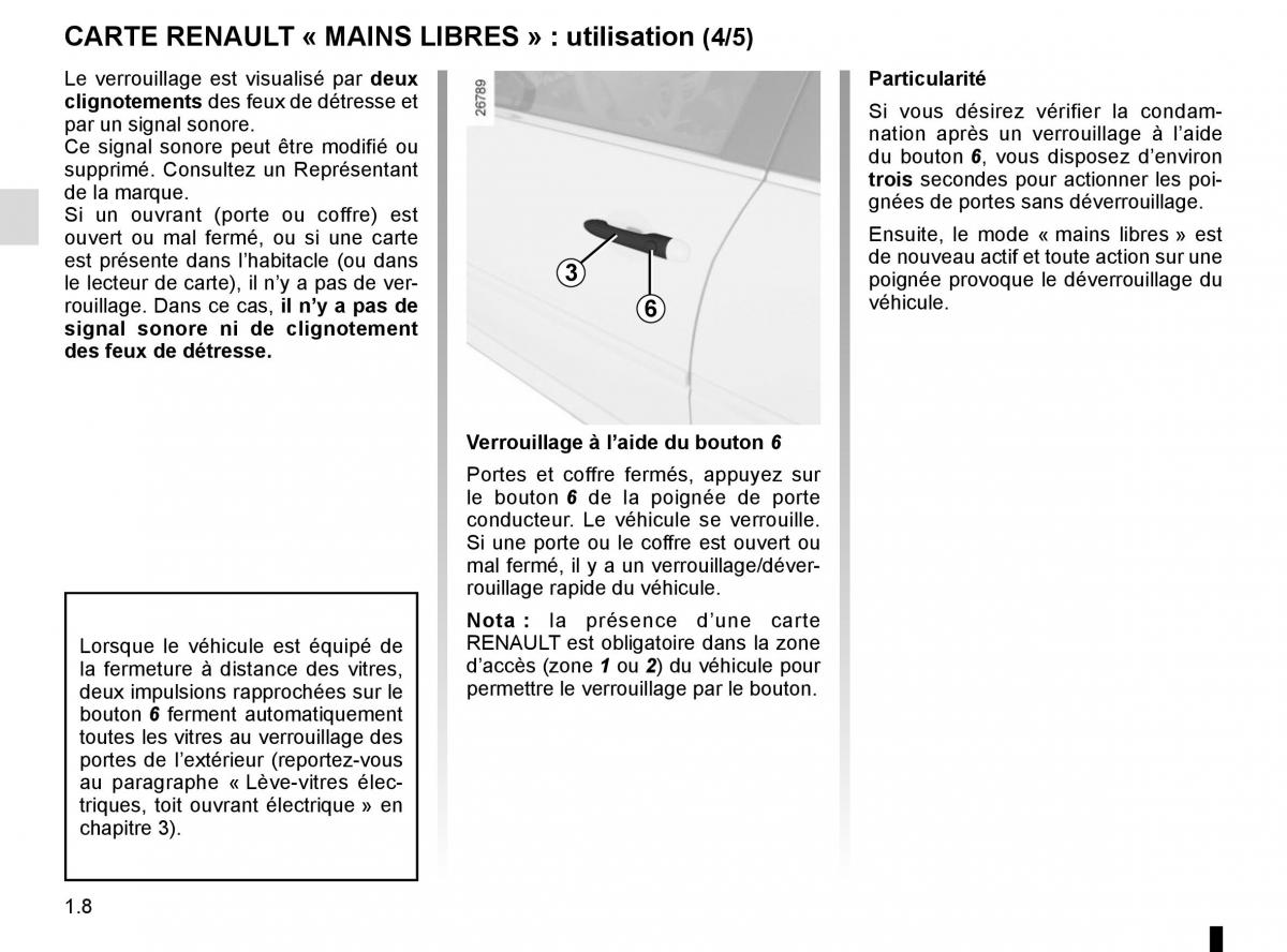 Renault Laguna III 3 manuel du proprietaire / page 14