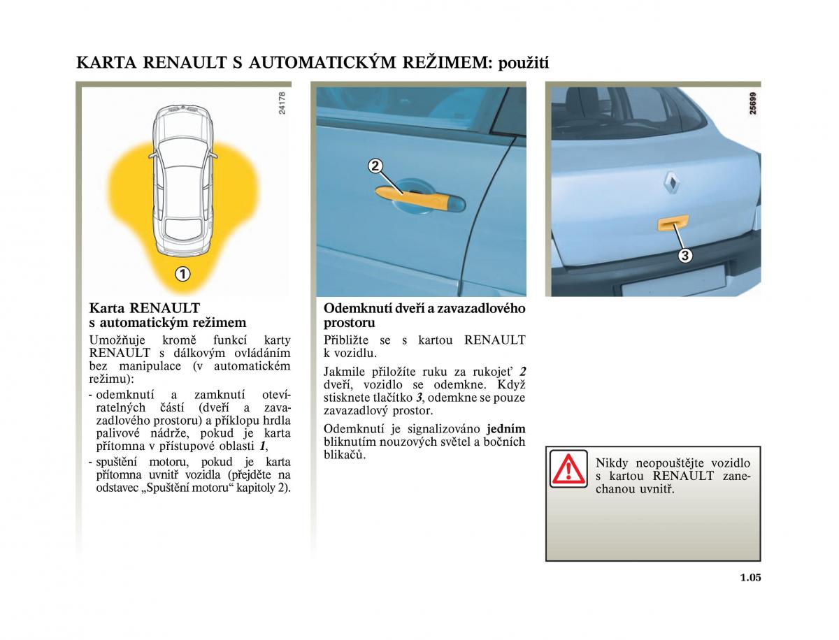 Renault Megane II 2 navod k obsludze / page 15