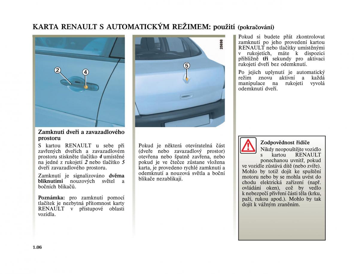 Renault Megane II 2 navod k obsludze / page 16