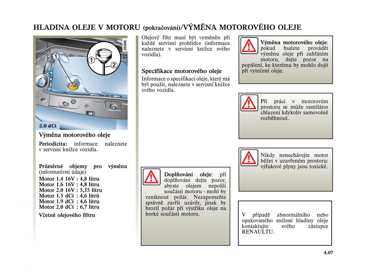 Renault Megane II 2 navod k obsludze / page 165