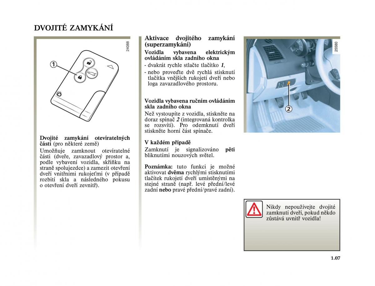 Renault Megane II 2 navod k obsludze / page 17