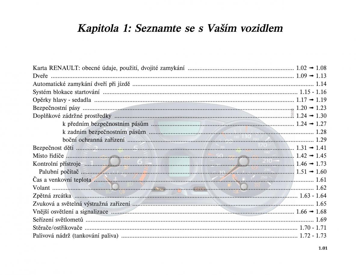 Renault Megane II 2 navod k obsludze / page 11