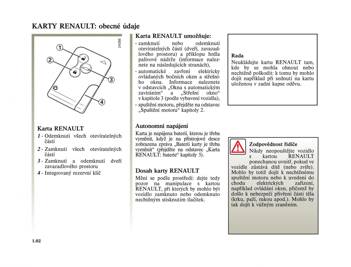 Renault Megane II 2 navod k obsludze / page 12