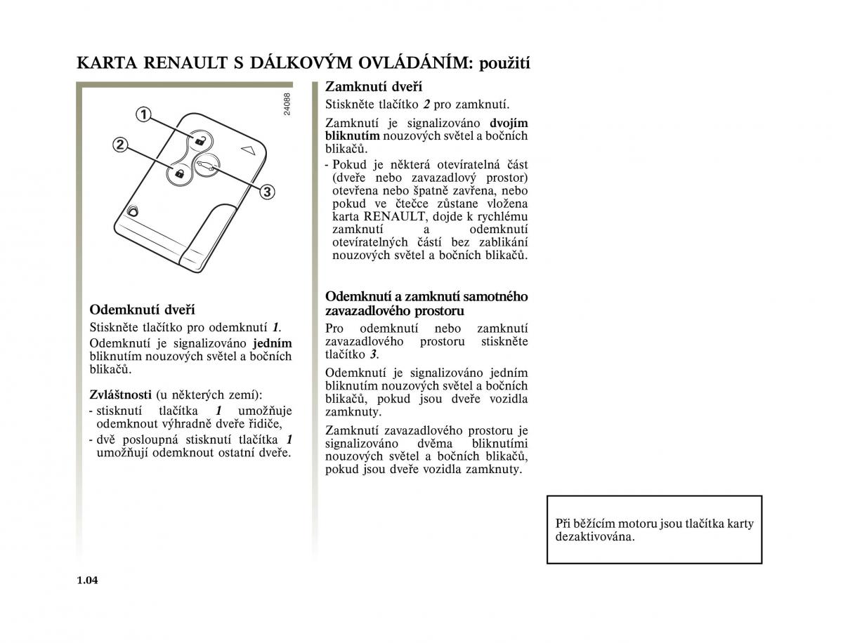 Renault Megane II 2 navod k obsludze / page 14