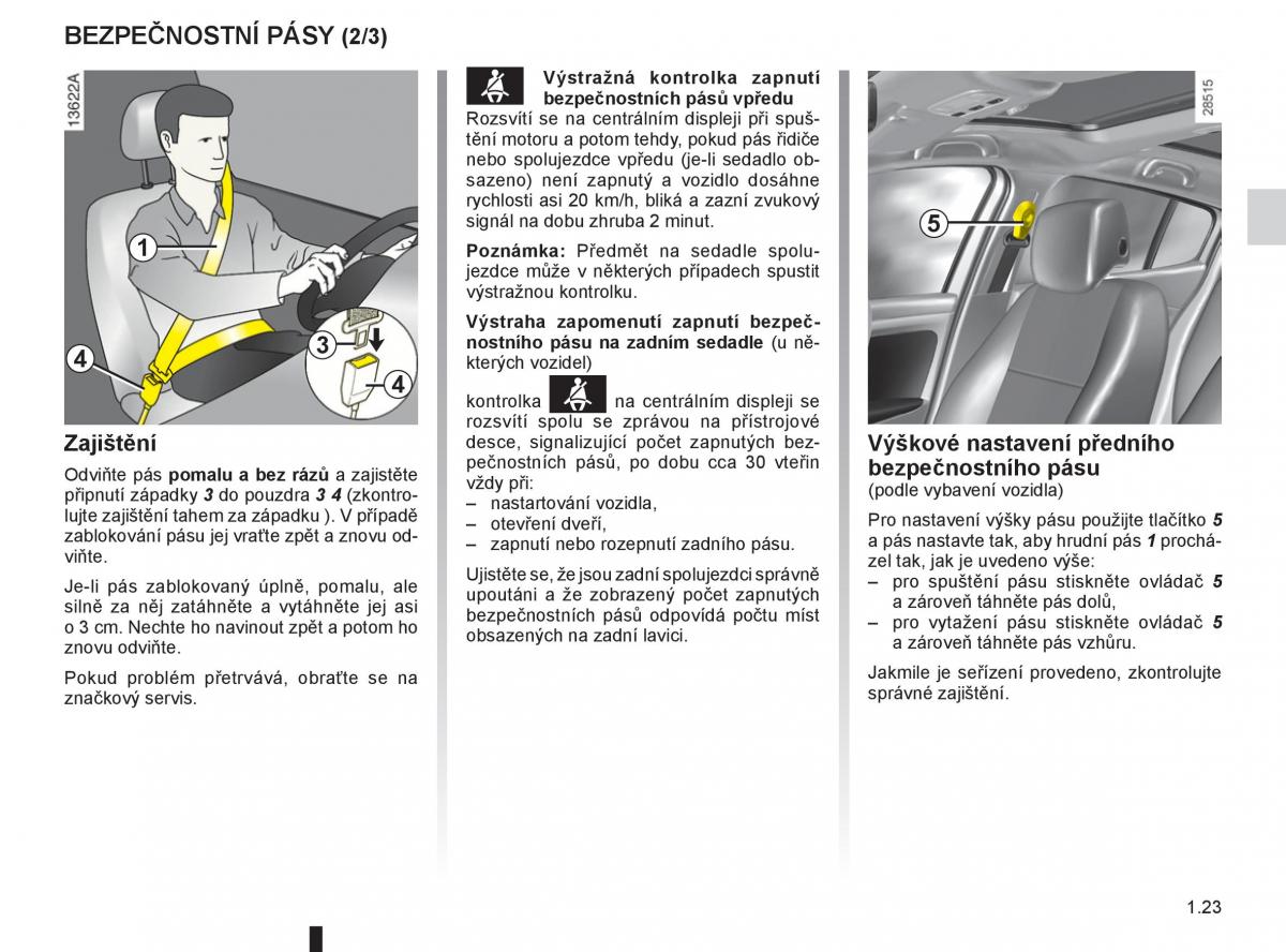 Renault Megane III 3 navod k obsludze / page 29