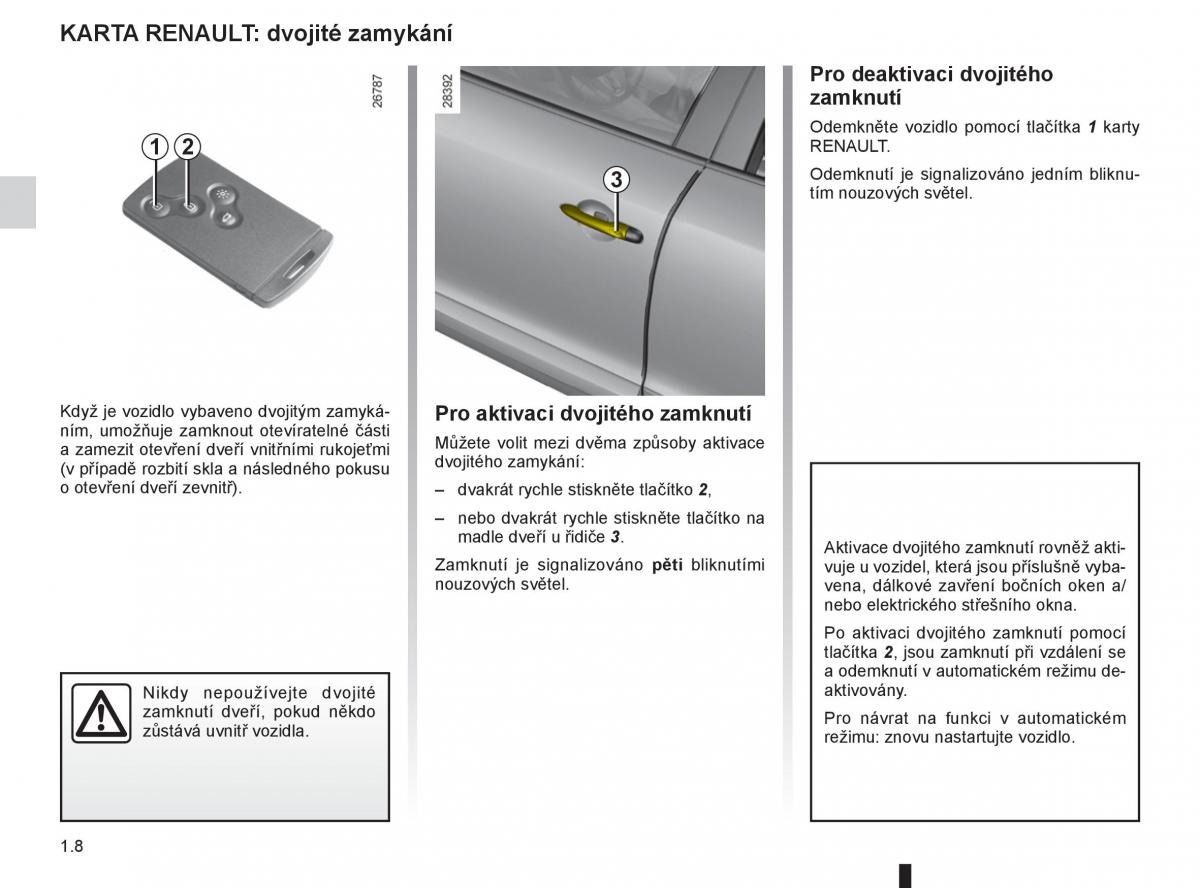 Renault Megane III 3 navod k obsludze / page 14