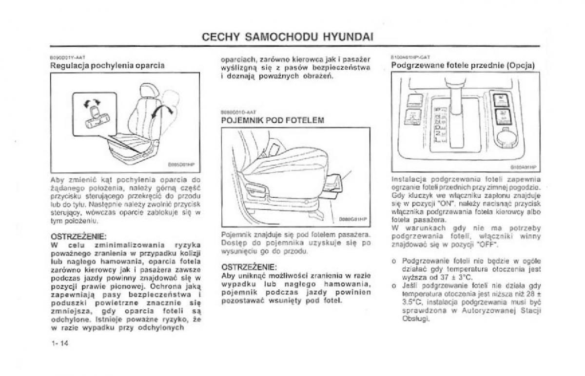 manual  Hyundai Terracan Highlander instrukcja / page 21