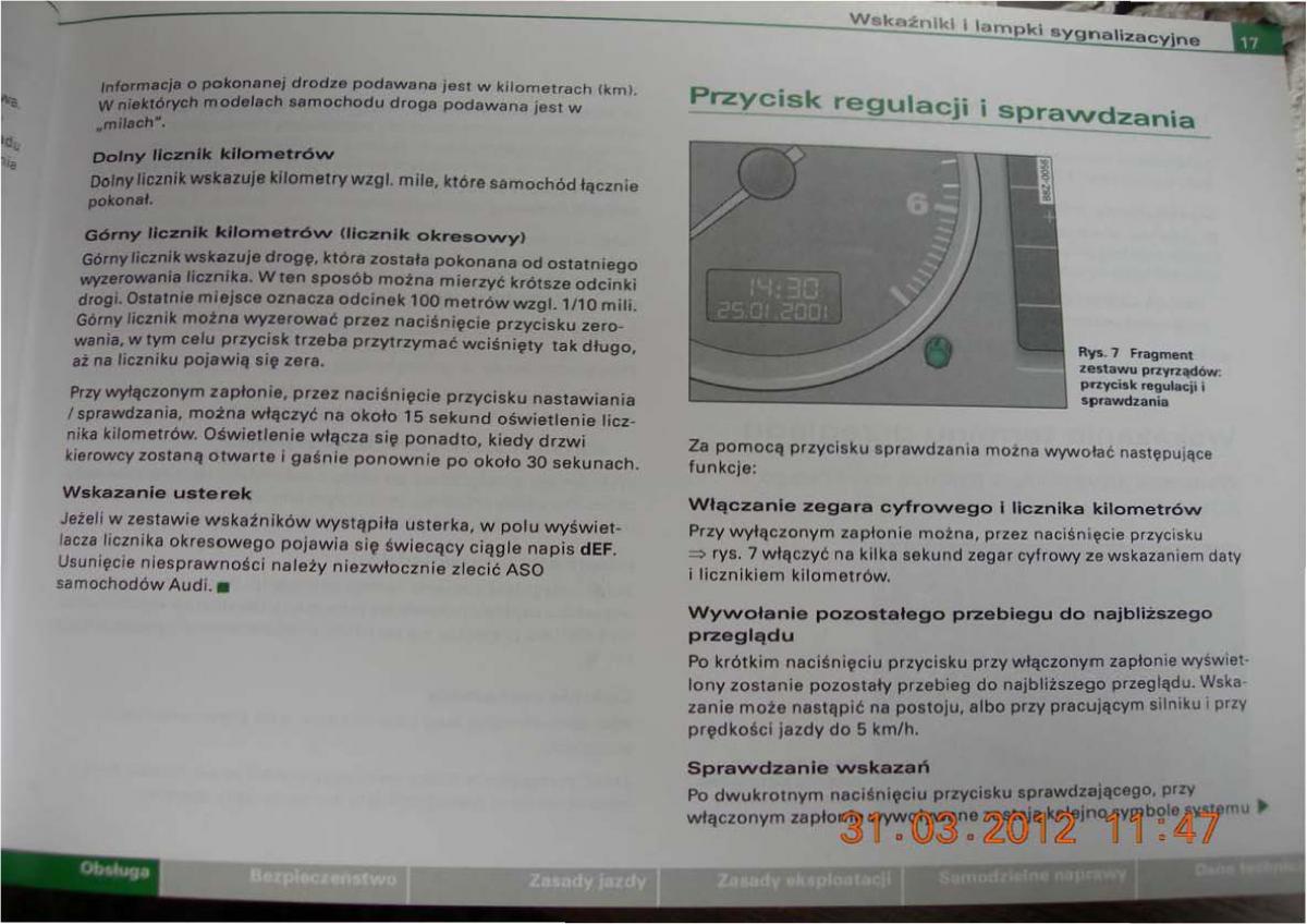 Audi A2 instrukcja obslugi / page 15