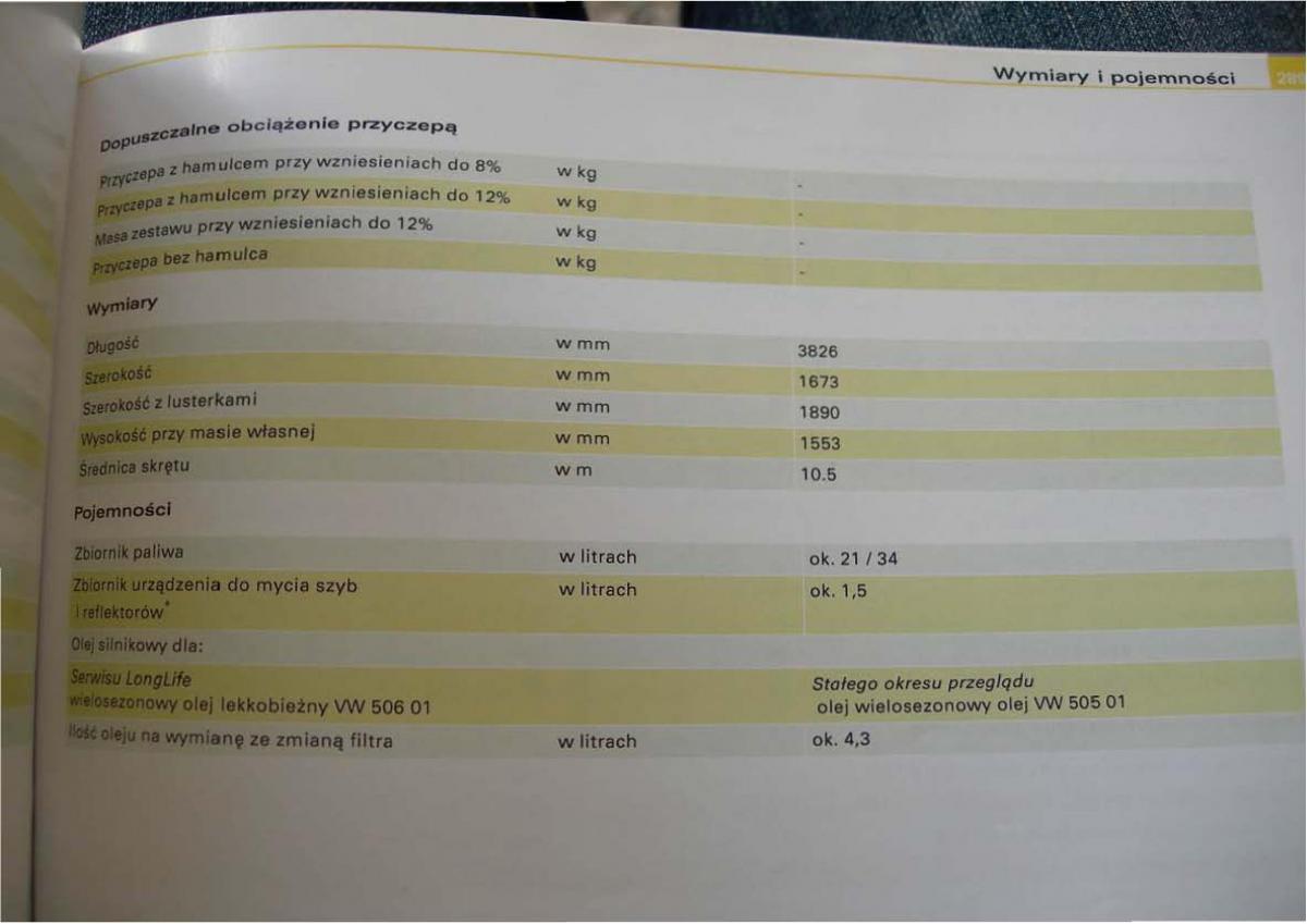 Audi A2 instrukcja obslugi / page 278