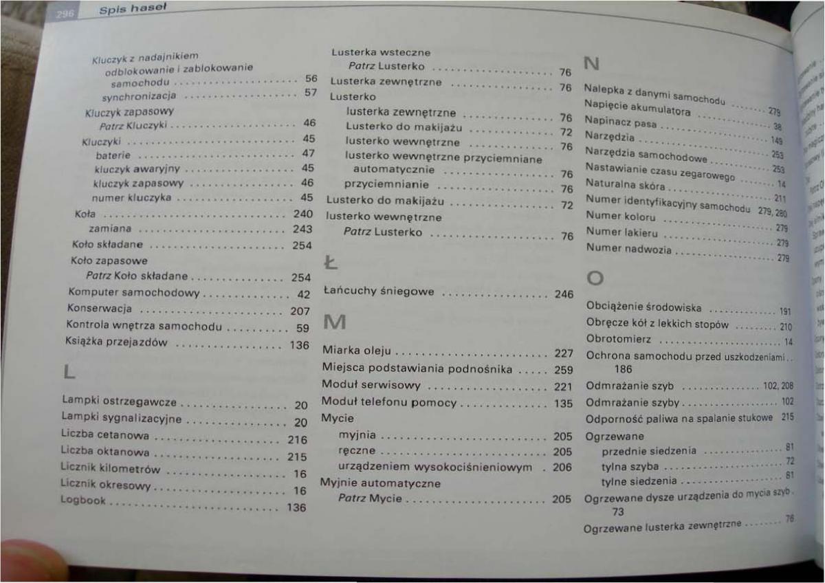 Audi A2 instrukcja obslugi / page 283