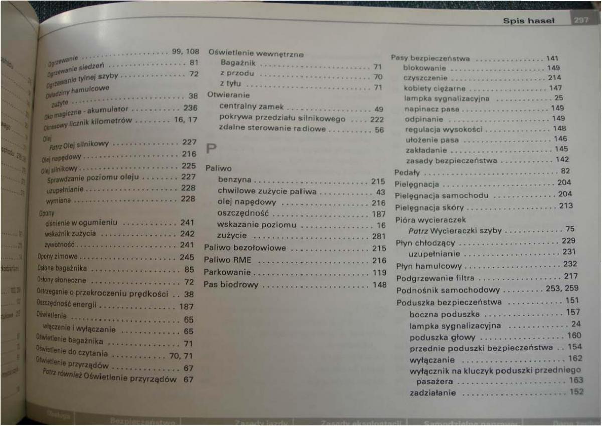 Audi A2 instrukcja obslugi / page 284