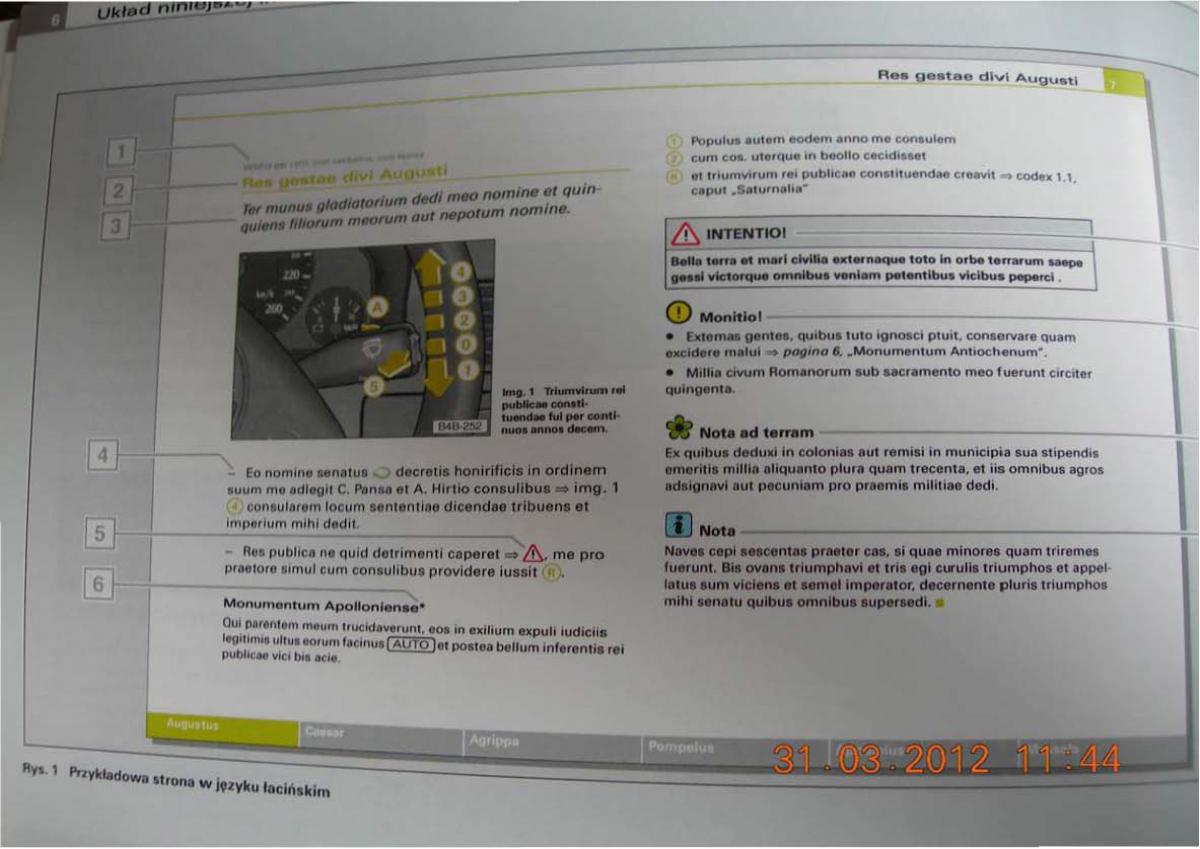 Audi A2 instrukcja obslugi / page 6