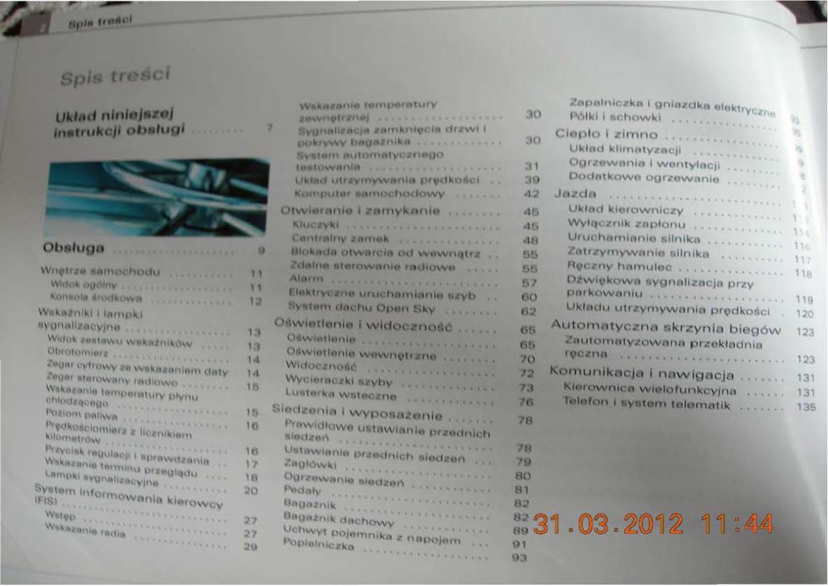 Audi A2 instrukcja obslugi / page 3
