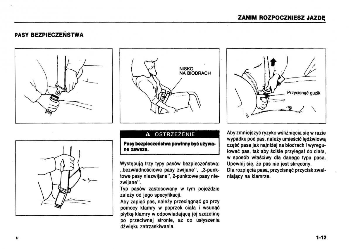 Suzuki Swift III MK3 instrukcja obslugi / page 16