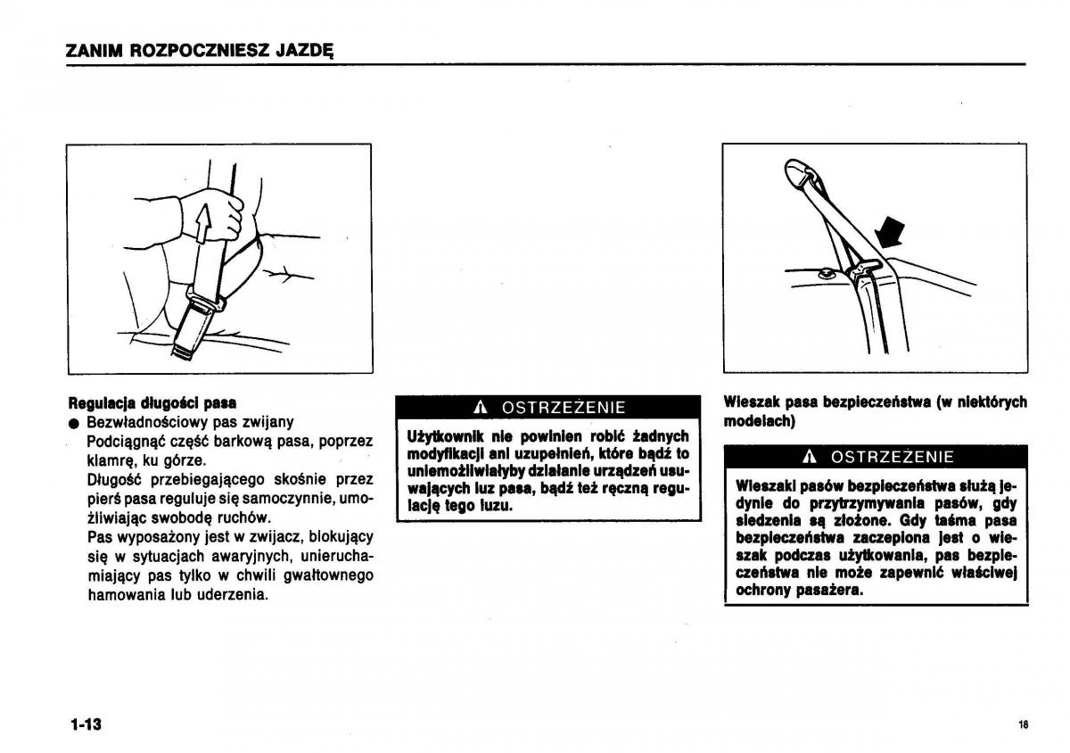 Suzuki Swift III MK3 instrukcja obslugi / page 17