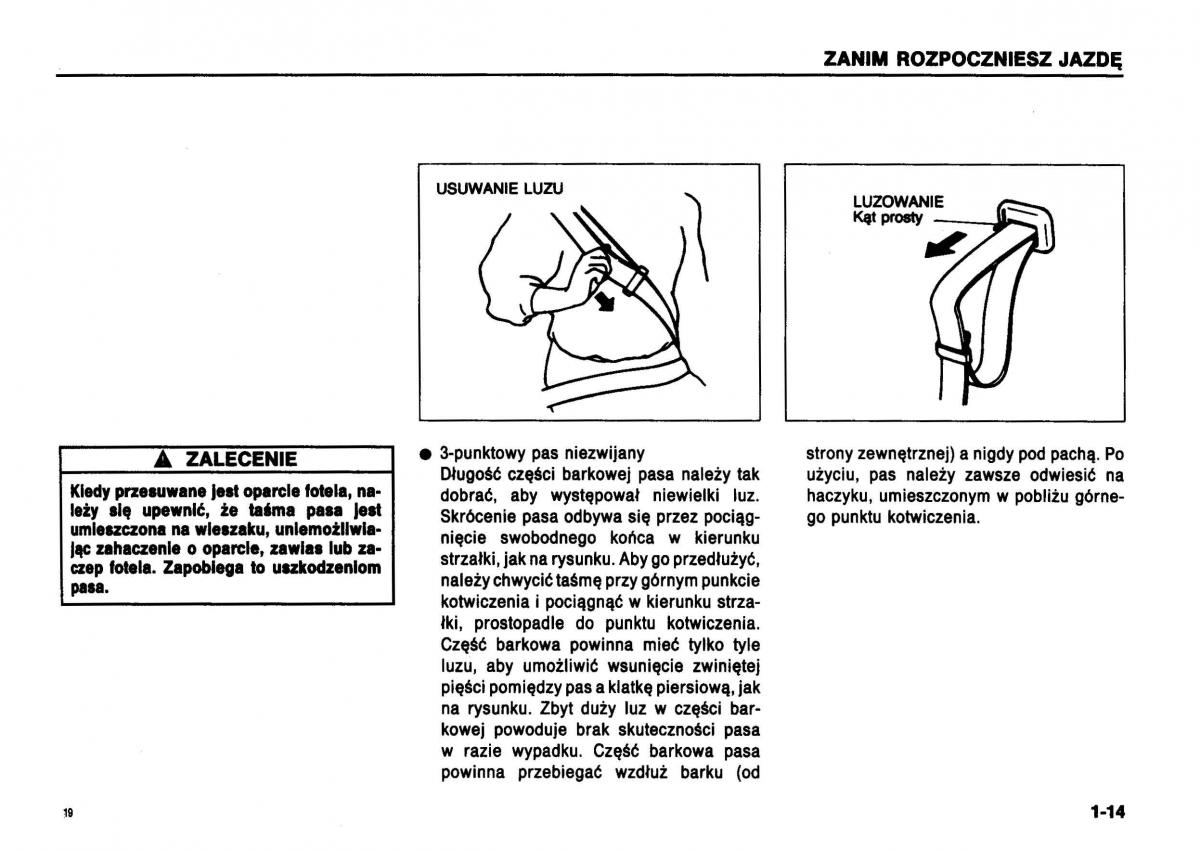 Suzuki Swift III MK3 instrukcja obslugi / page 18