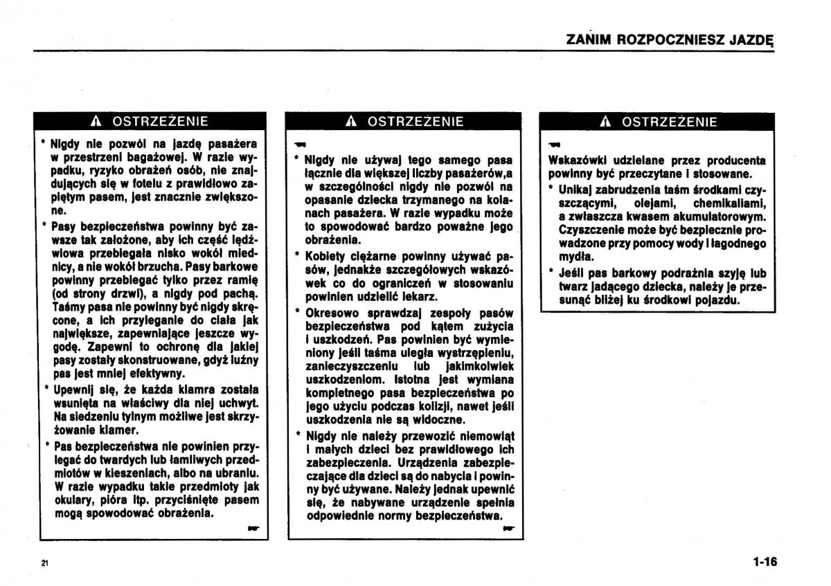 Suzuki Swift III MK3 instrukcja obslugi / page 20