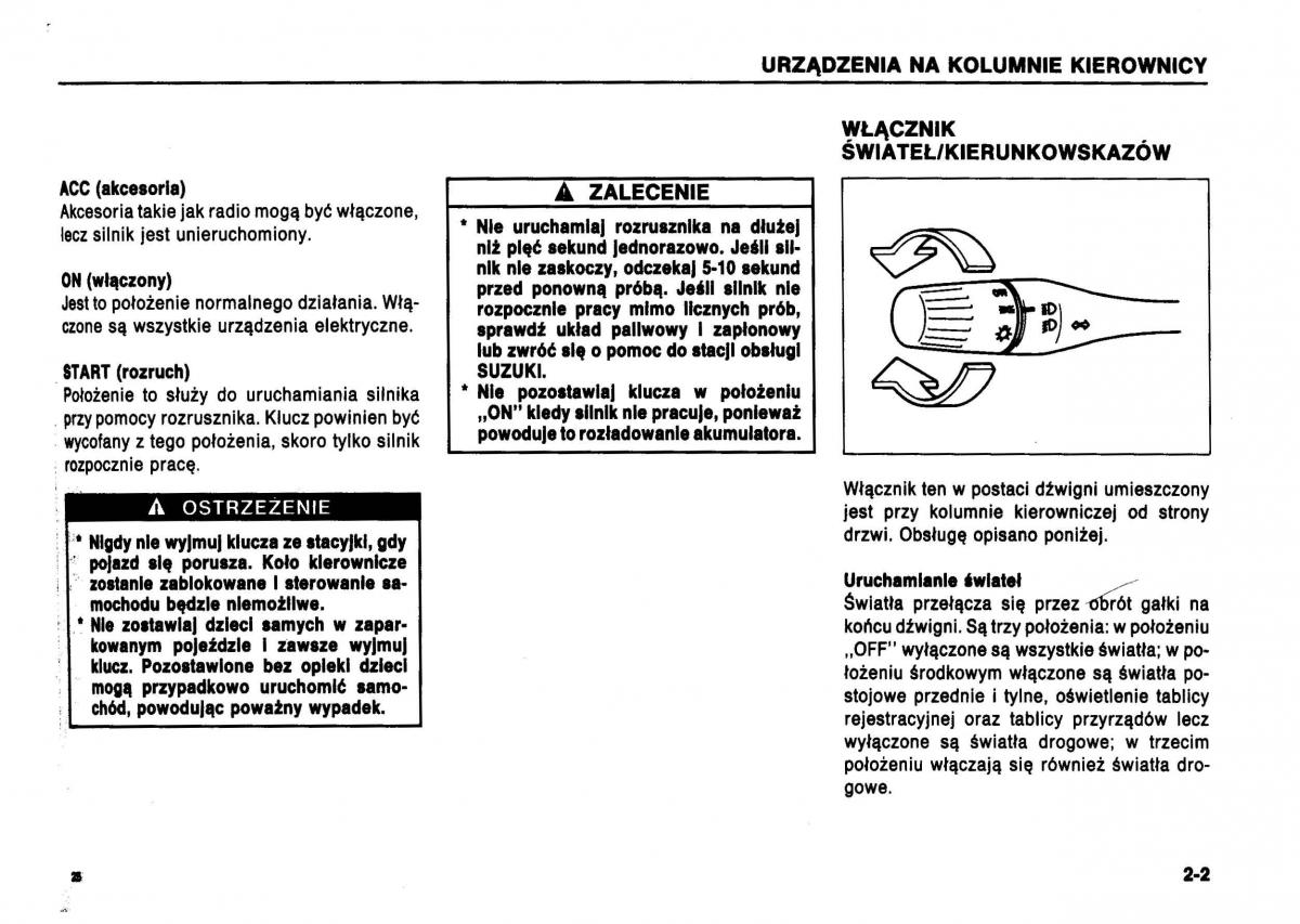 Suzuki Swift III MK3 instrukcja obslugi / page 23