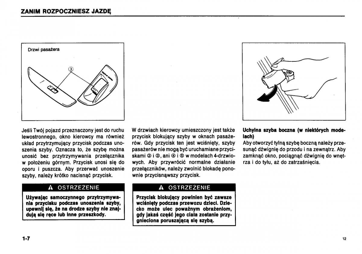 manual  Suzuki Swift III MK3 instrukcja / page 11