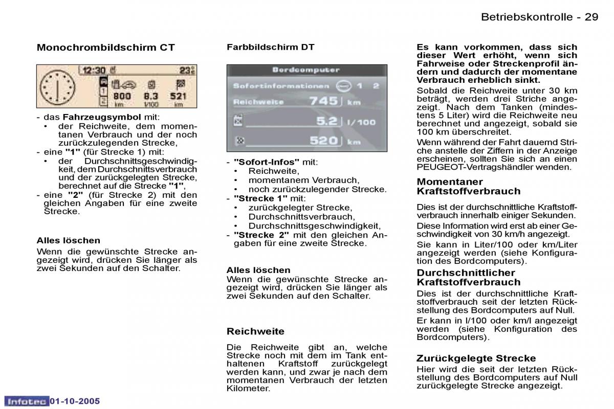 Peugeot 307 Handbuch / page 31