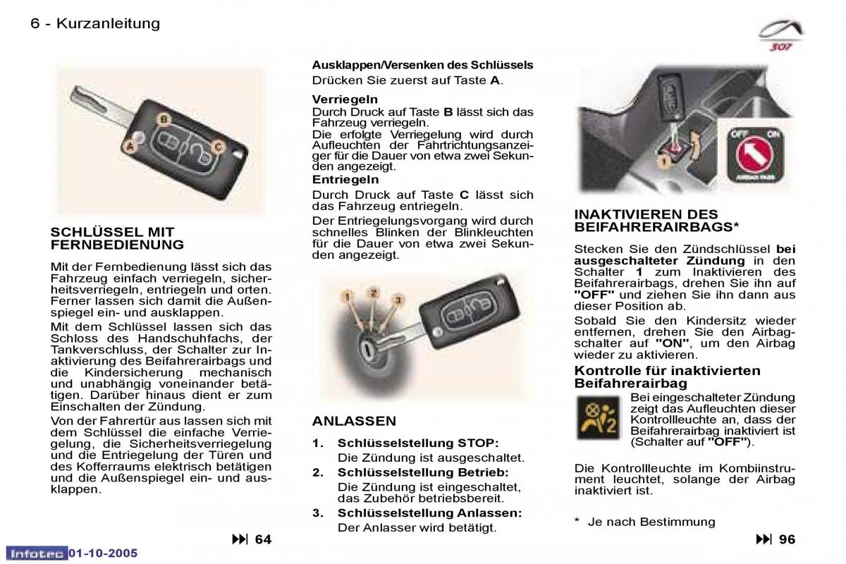 Peugeot 307 Handbuch / page 3