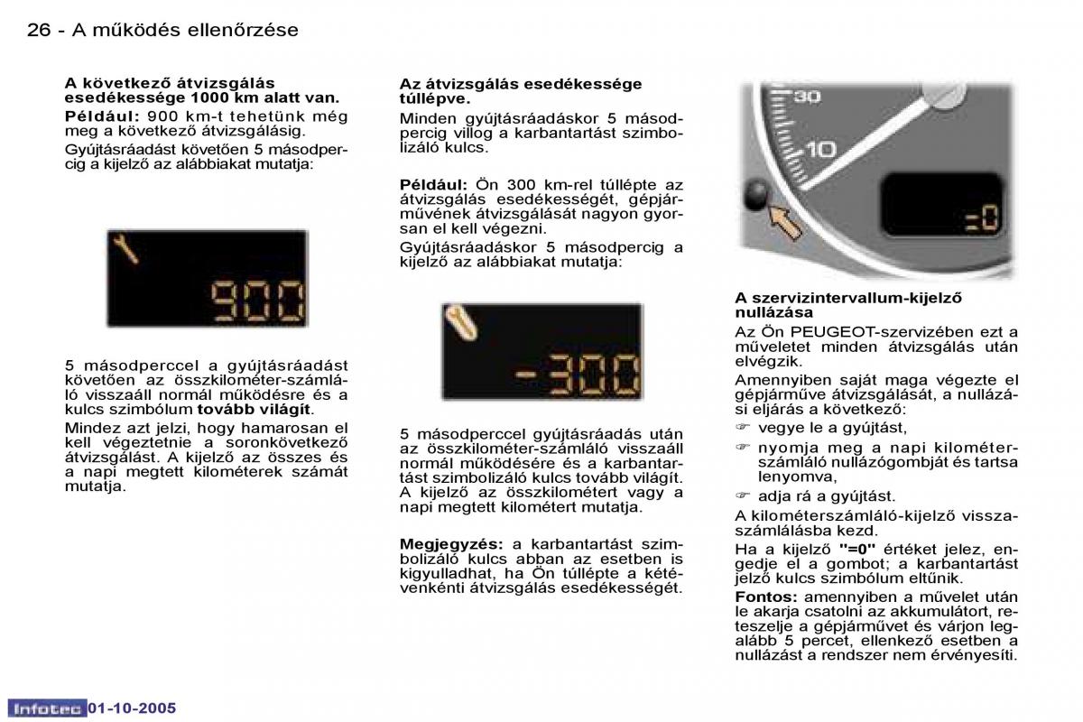 Peugeot 307 Kezelesi utmutato / page 23