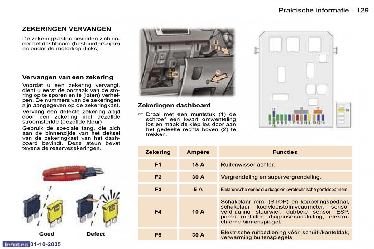 Peugeot 307 handleiding / page 144