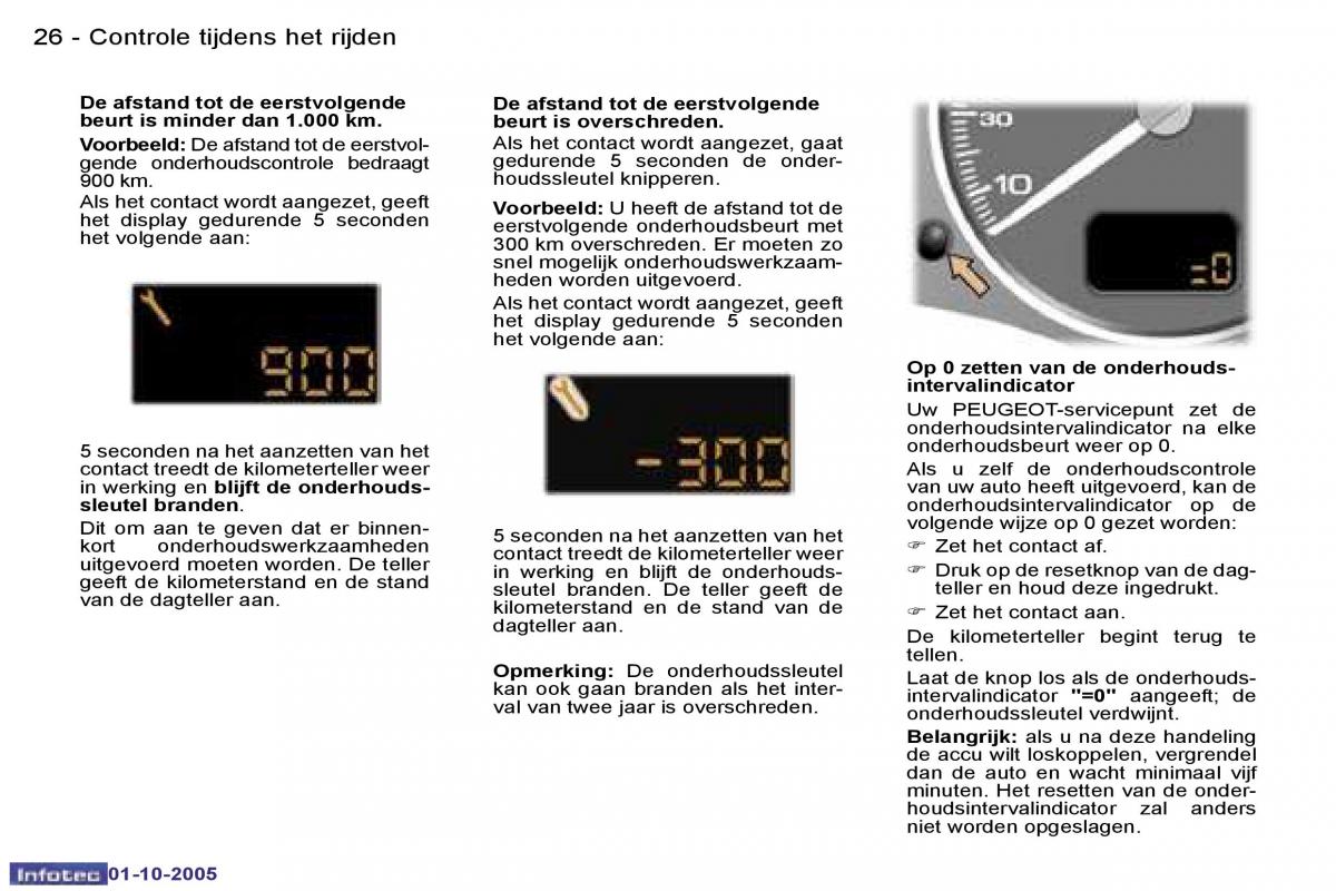 Peugeot 307 handleiding / page 23