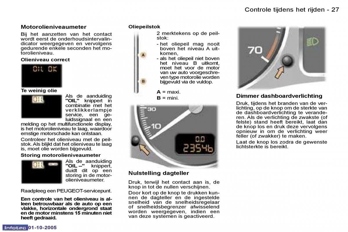 Peugeot 307 handleiding / page 24